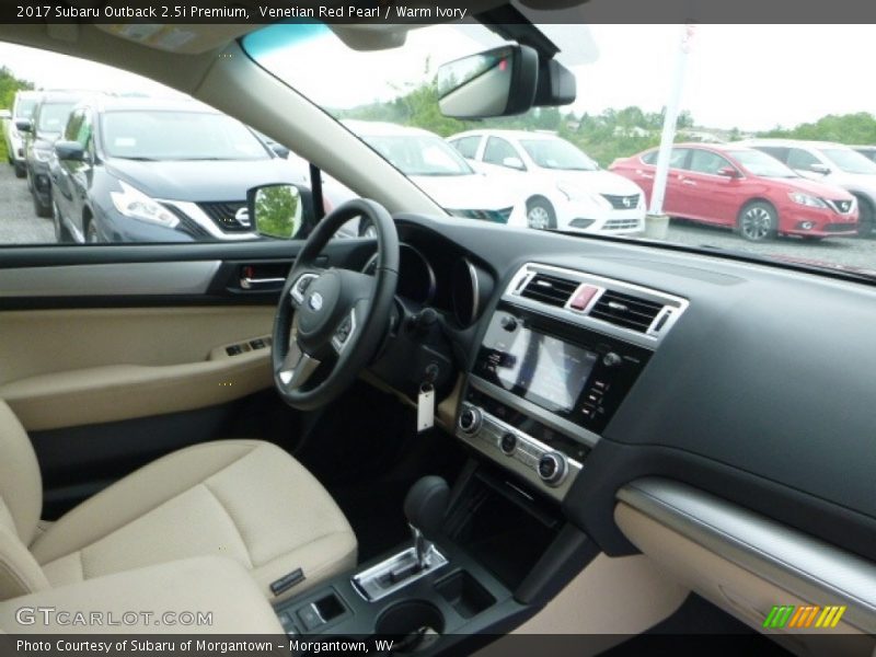 Venetian Red Pearl / Warm Ivory 2017 Subaru Outback 2.5i Premium