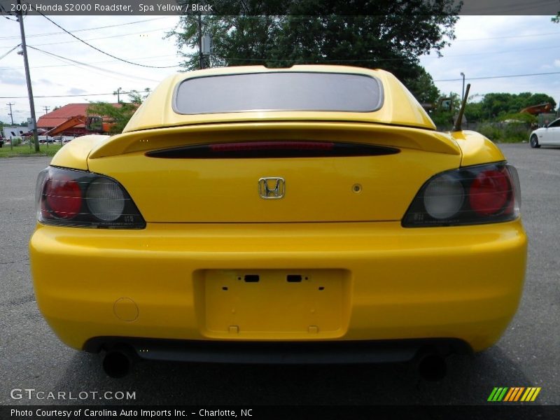 Spa Yellow / Black 2001 Honda S2000 Roadster