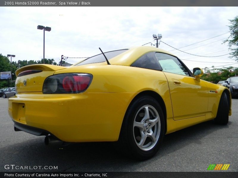 Spa Yellow / Black 2001 Honda S2000 Roadster