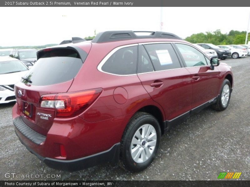 Venetian Red Pearl / Warm Ivory 2017 Subaru Outback 2.5i Premium