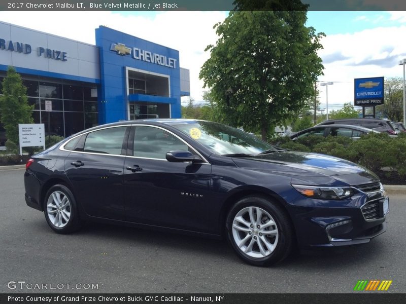 Blue Velvet Metallic / Jet Black 2017 Chevrolet Malibu LT