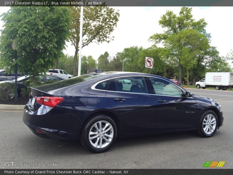 Blue Velvet Metallic / Jet Black 2017 Chevrolet Malibu LT