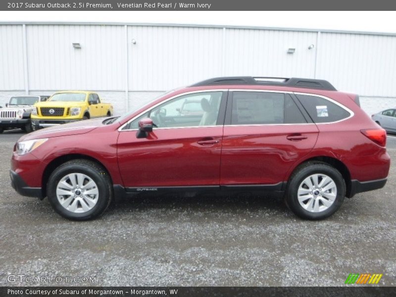 Venetian Red Pearl / Warm Ivory 2017 Subaru Outback 2.5i Premium