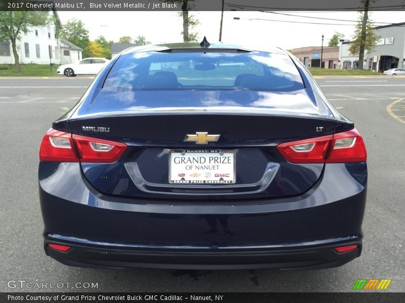 Blue Velvet Metallic / Jet Black 2017 Chevrolet Malibu LT
