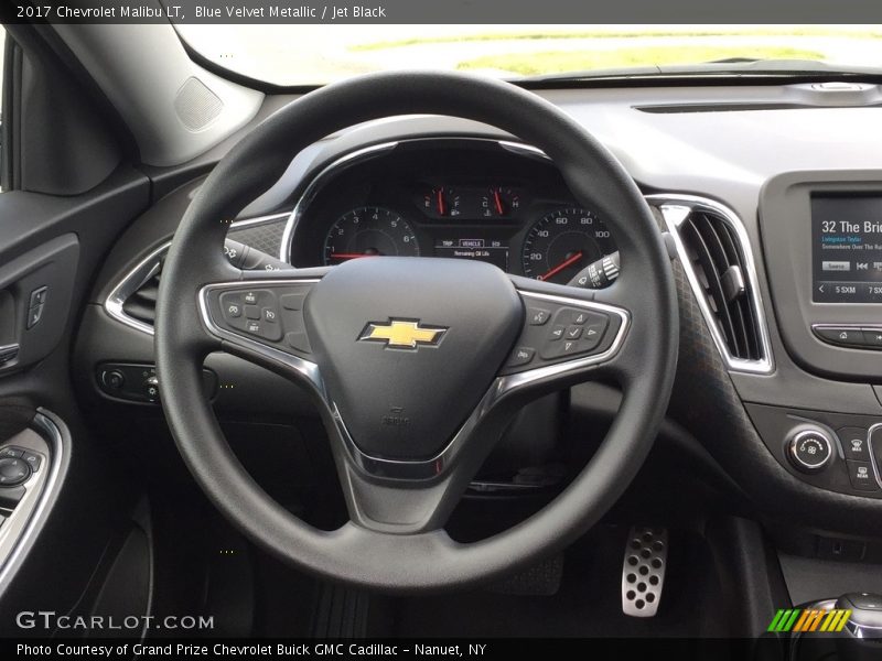 Blue Velvet Metallic / Jet Black 2017 Chevrolet Malibu LT