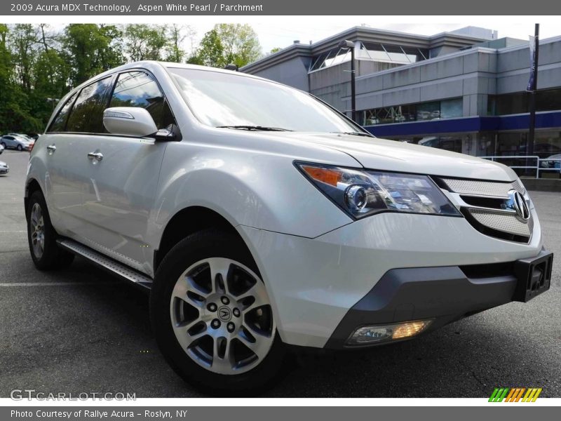 Front 3/4 View of 2009 MDX Technology
