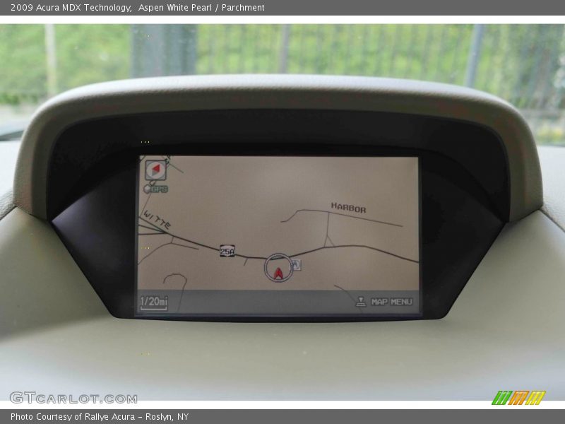 Aspen White Pearl / Parchment 2009 Acura MDX Technology