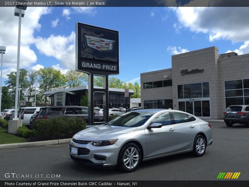 Silver Ice Metallic / Jet Black 2017 Chevrolet Malibu LT