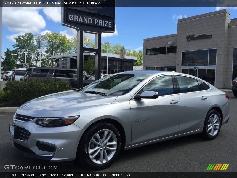 Silver Ice Metallic / Jet Black 2017 Chevrolet Malibu LT