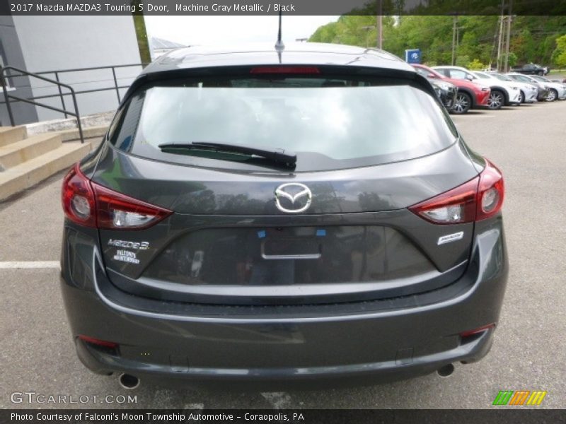 Machine Gray Metallic / Black 2017 Mazda MAZDA3 Touring 5 Door