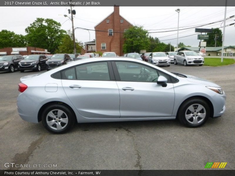 Arctic Blue Metallic / Jet Black 2017 Chevrolet Cruze LS