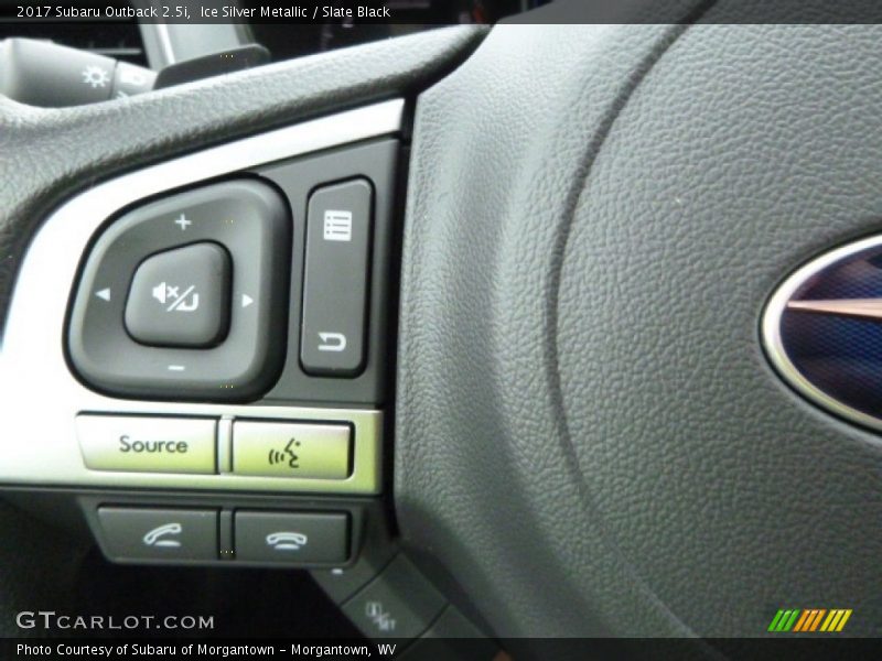 Controls of 2017 Outback 2.5i