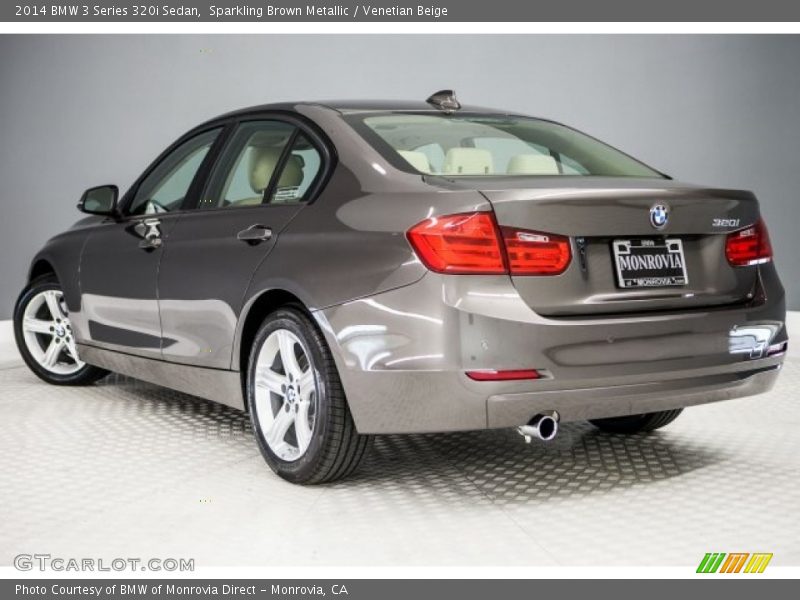 Sparkling Brown Metallic / Venetian Beige 2014 BMW 3 Series 320i Sedan