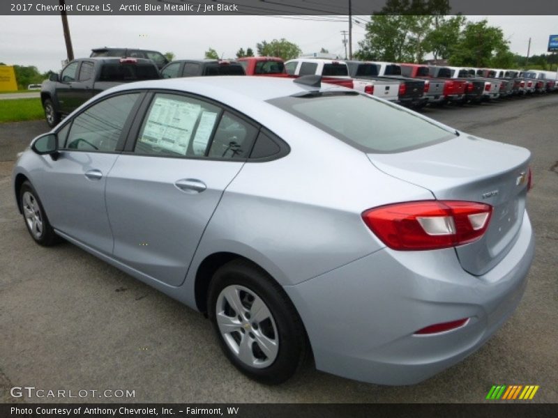 Arctic Blue Metallic / Jet Black 2017 Chevrolet Cruze LS
