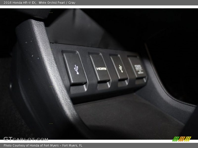 White Orchid Pearl / Gray 2016 Honda HR-V EX