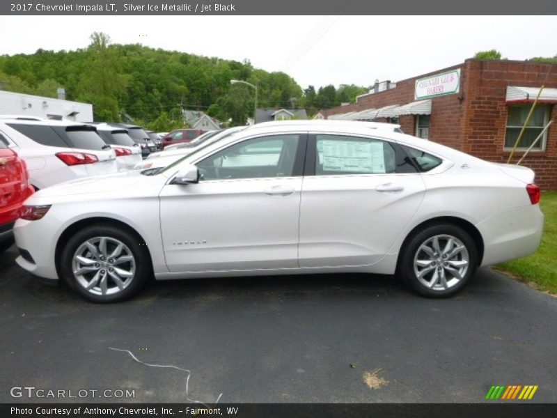 Silver Ice Metallic / Jet Black 2017 Chevrolet Impala LT