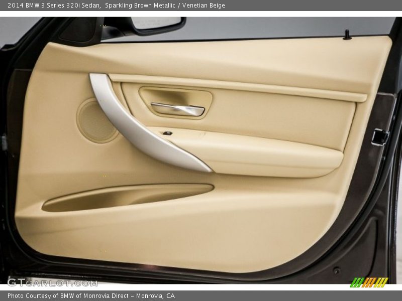 Sparkling Brown Metallic / Venetian Beige 2014 BMW 3 Series 320i Sedan