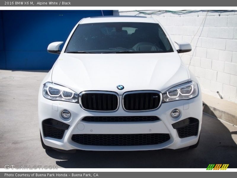 Alpine White / Black 2016 BMW X6 M