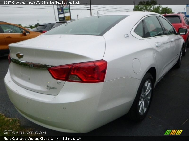 Silver Ice Metallic / Jet Black 2017 Chevrolet Impala LT