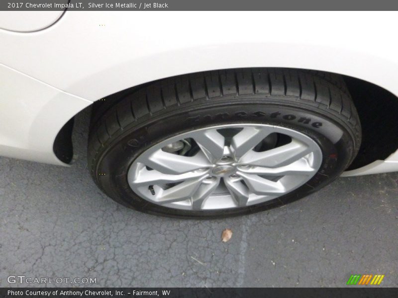 Silver Ice Metallic / Jet Black 2017 Chevrolet Impala LT