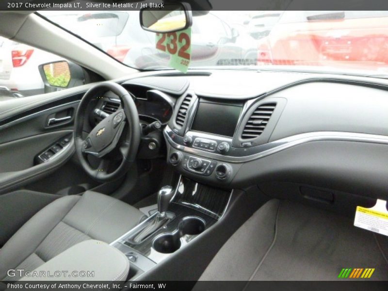 Silver Ice Metallic / Jet Black 2017 Chevrolet Impala LT