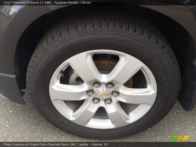 Tungsten Metallic / Ebony 2017 Chevrolet Traverse LT AWD