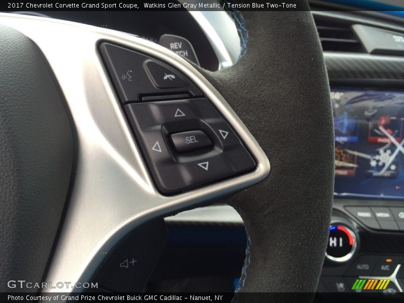 Controls of 2017 Corvette Grand Sport Coupe