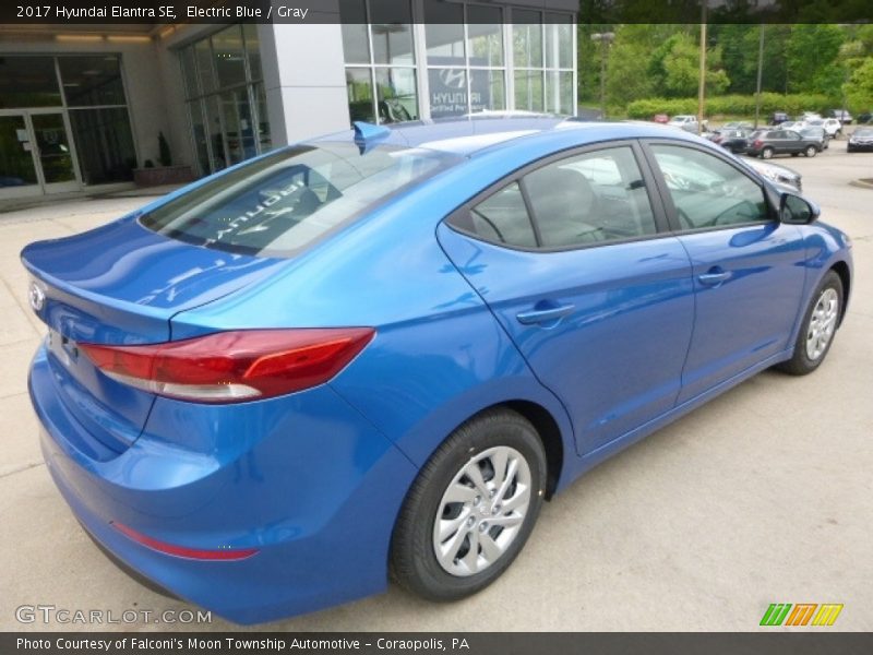 Electric Blue / Gray 2017 Hyundai Elantra SE