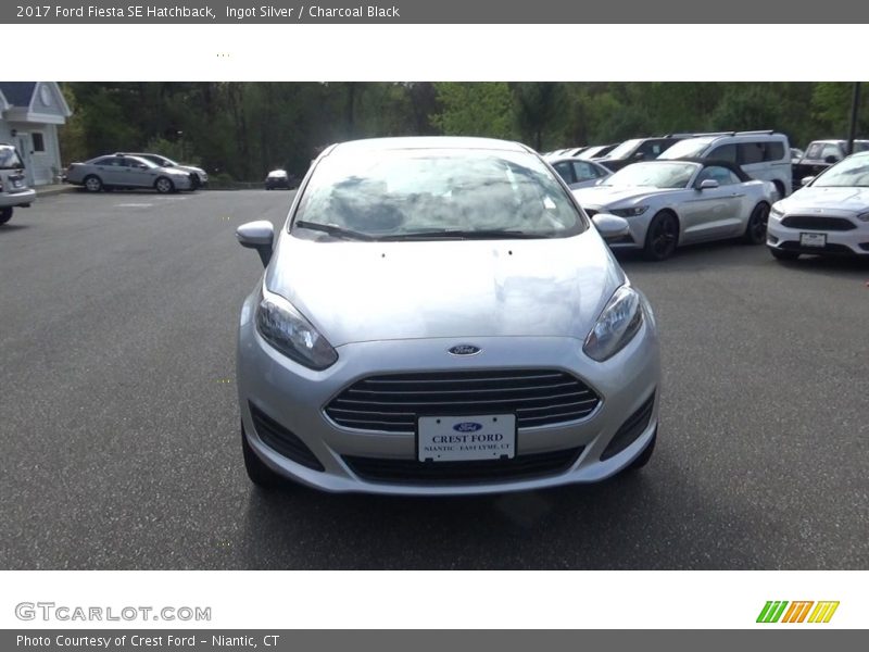 Ingot Silver / Charcoal Black 2017 Ford Fiesta SE Hatchback