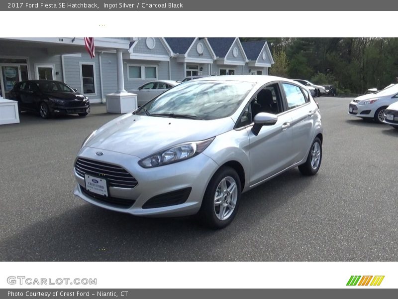 Ingot Silver / Charcoal Black 2017 Ford Fiesta SE Hatchback