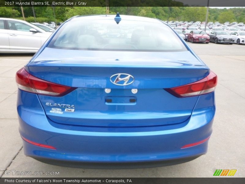 Electric Blue / Gray 2017 Hyundai Elantra SE