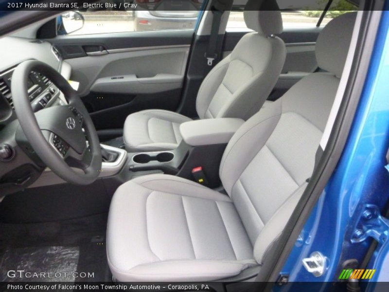 Electric Blue / Gray 2017 Hyundai Elantra SE