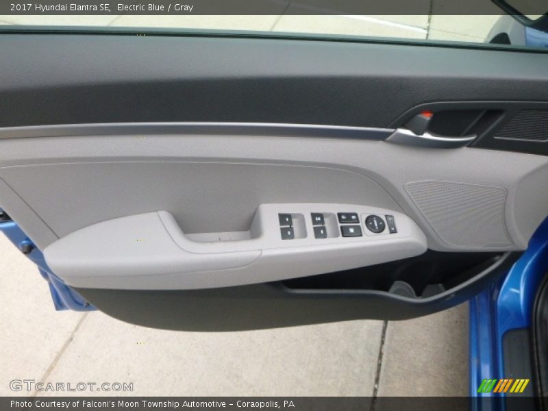 Electric Blue / Gray 2017 Hyundai Elantra SE