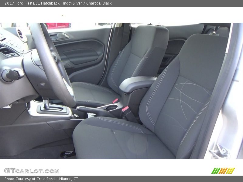 Ingot Silver / Charcoal Black 2017 Ford Fiesta SE Hatchback
