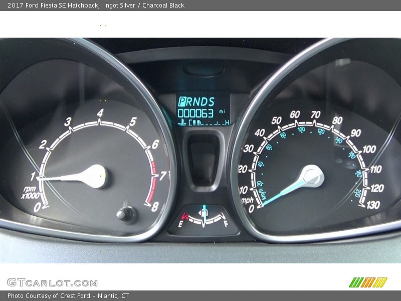 Ingot Silver / Charcoal Black 2017 Ford Fiesta SE Hatchback
