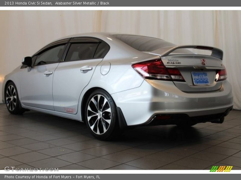 Alabaster Silver Metallic / Black 2013 Honda Civic Si Sedan