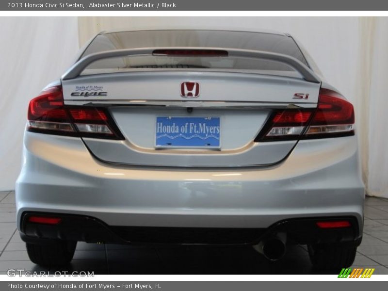 Alabaster Silver Metallic / Black 2013 Honda Civic Si Sedan