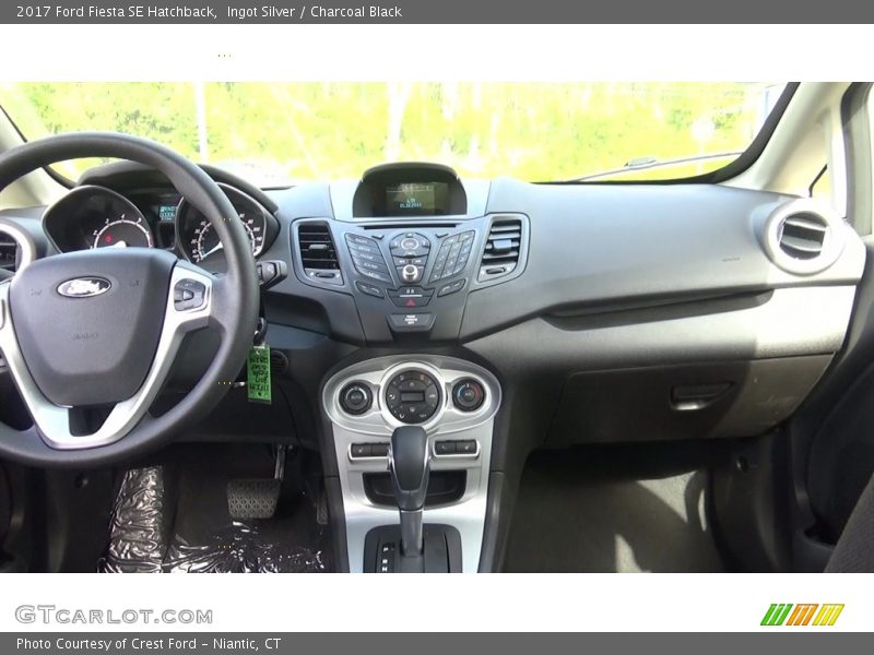 Ingot Silver / Charcoal Black 2017 Ford Fiesta SE Hatchback