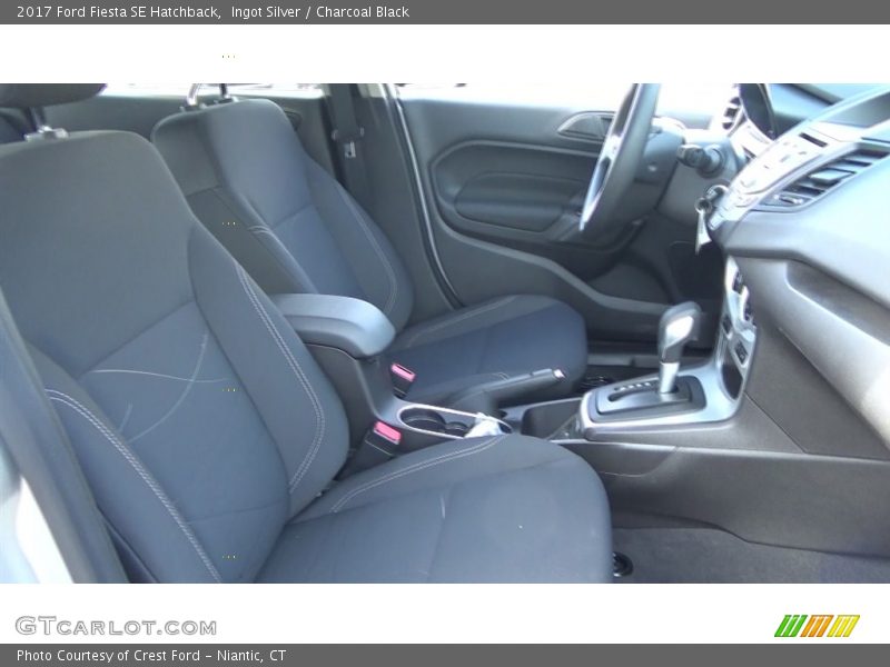 Ingot Silver / Charcoal Black 2017 Ford Fiesta SE Hatchback