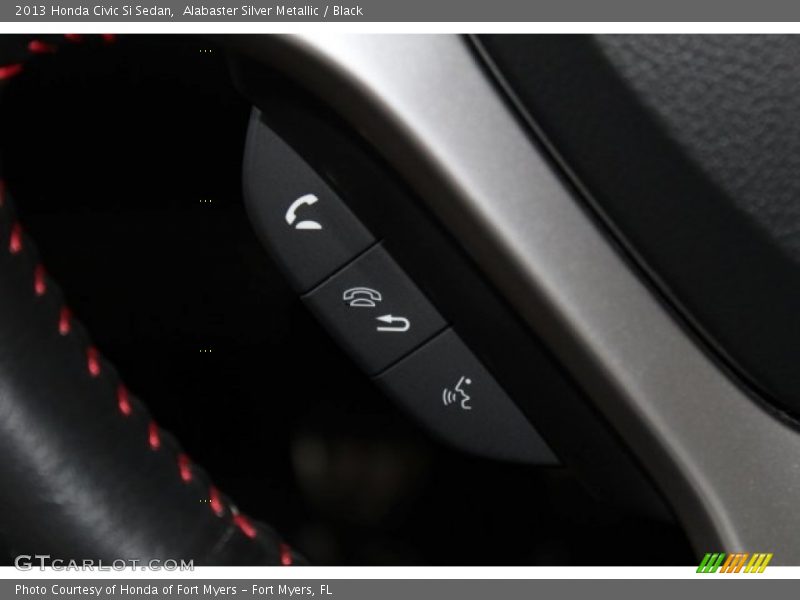 Alabaster Silver Metallic / Black 2013 Honda Civic Si Sedan