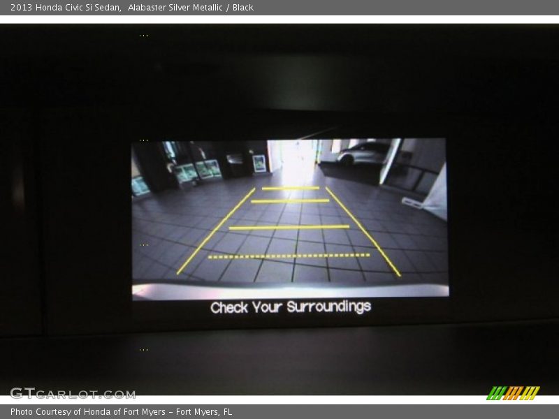 Alabaster Silver Metallic / Black 2013 Honda Civic Si Sedan