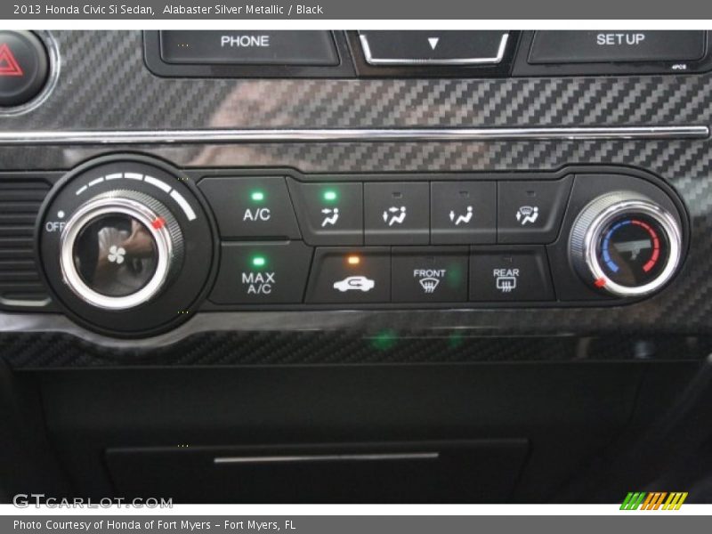 Alabaster Silver Metallic / Black 2013 Honda Civic Si Sedan
