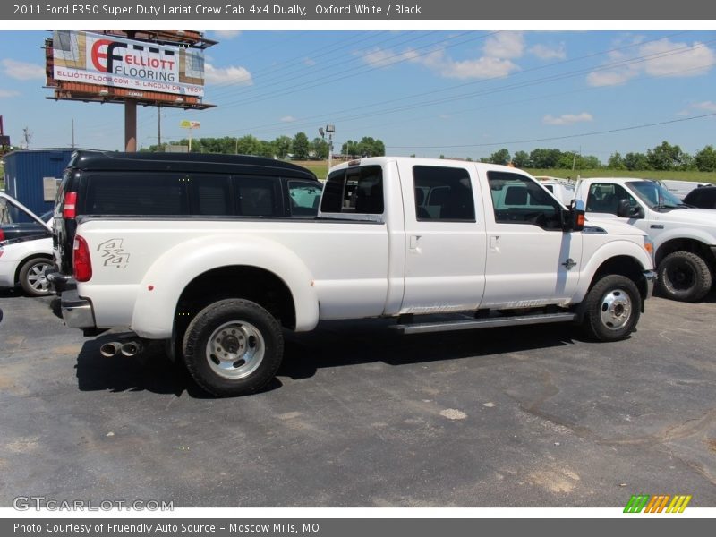 Oxford White / Black 2011 Ford F350 Super Duty Lariat Crew Cab 4x4 Dually