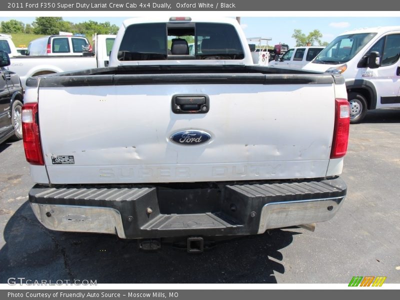Oxford White / Black 2011 Ford F350 Super Duty Lariat Crew Cab 4x4 Dually