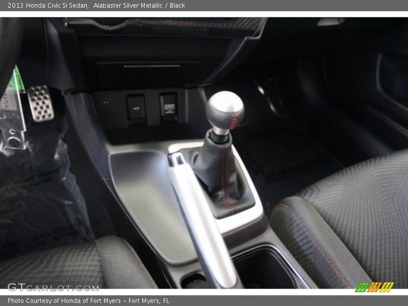 Alabaster Silver Metallic / Black 2013 Honda Civic Si Sedan