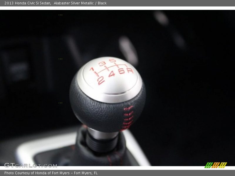 Alabaster Silver Metallic / Black 2013 Honda Civic Si Sedan