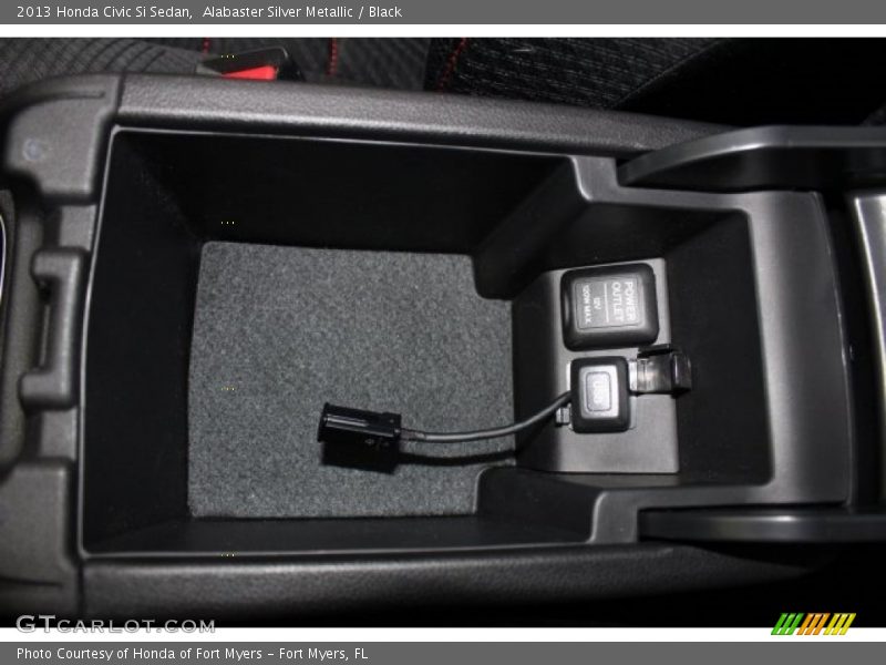 Alabaster Silver Metallic / Black 2013 Honda Civic Si Sedan