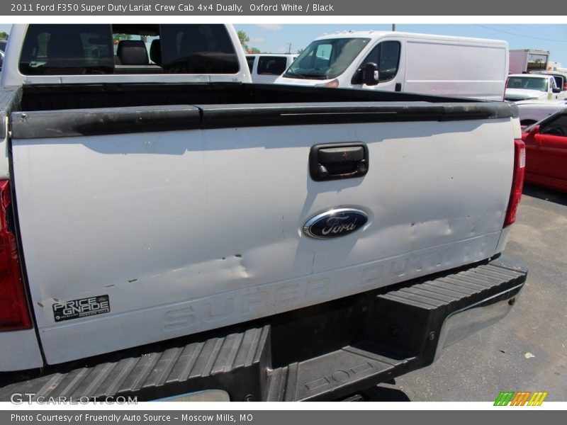 Oxford White / Black 2011 Ford F350 Super Duty Lariat Crew Cab 4x4 Dually