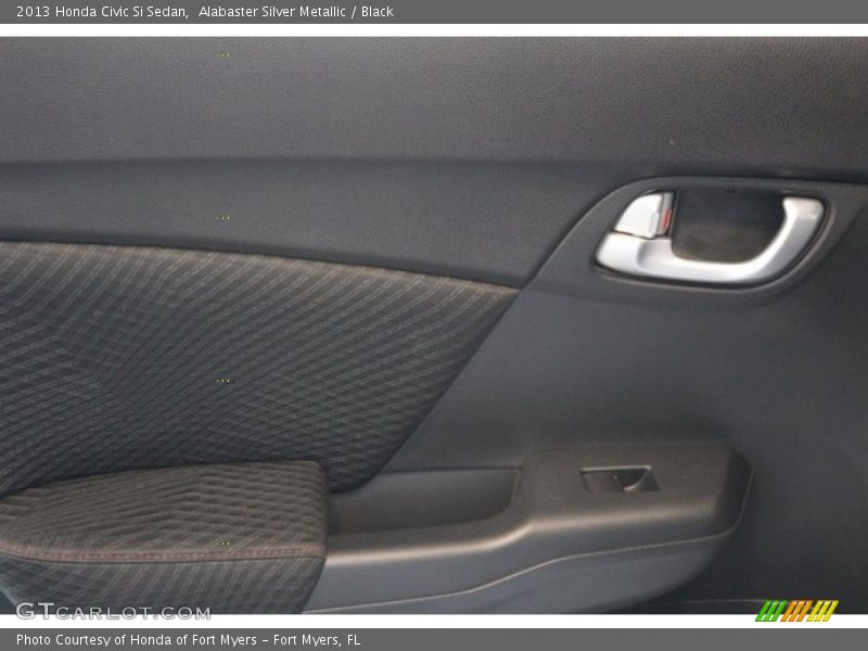 Alabaster Silver Metallic / Black 2013 Honda Civic Si Sedan
