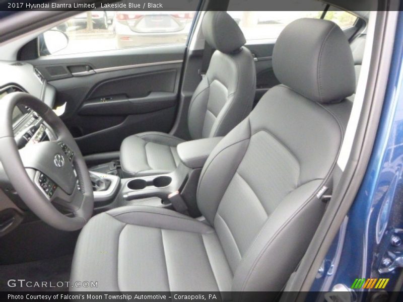 Front Seat of 2017 Elantra Limited